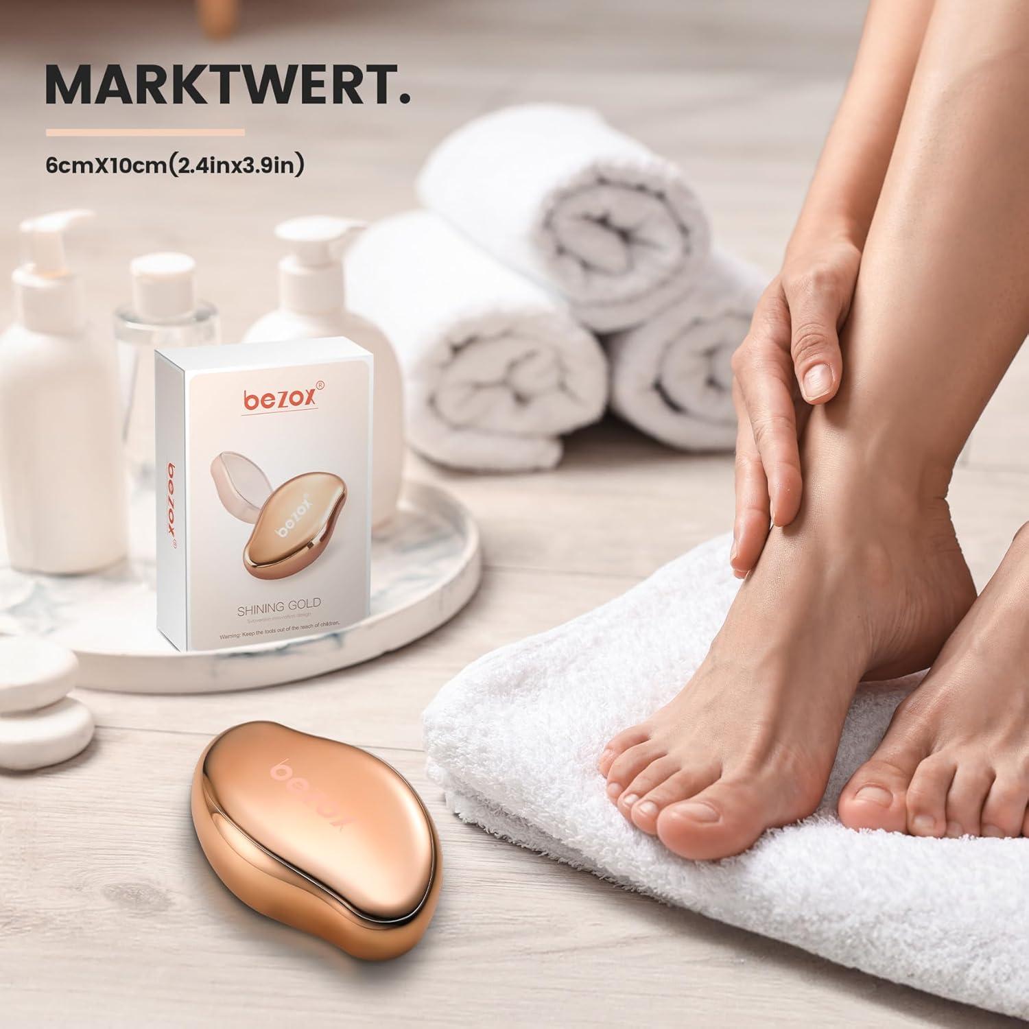 2in1 Nano Glas Hornhautentferner Pediküre Premium Feile