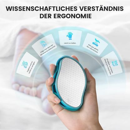 2in1 Nano Glas Hornhautentferner - Effektive Pediküre - Premium Feile