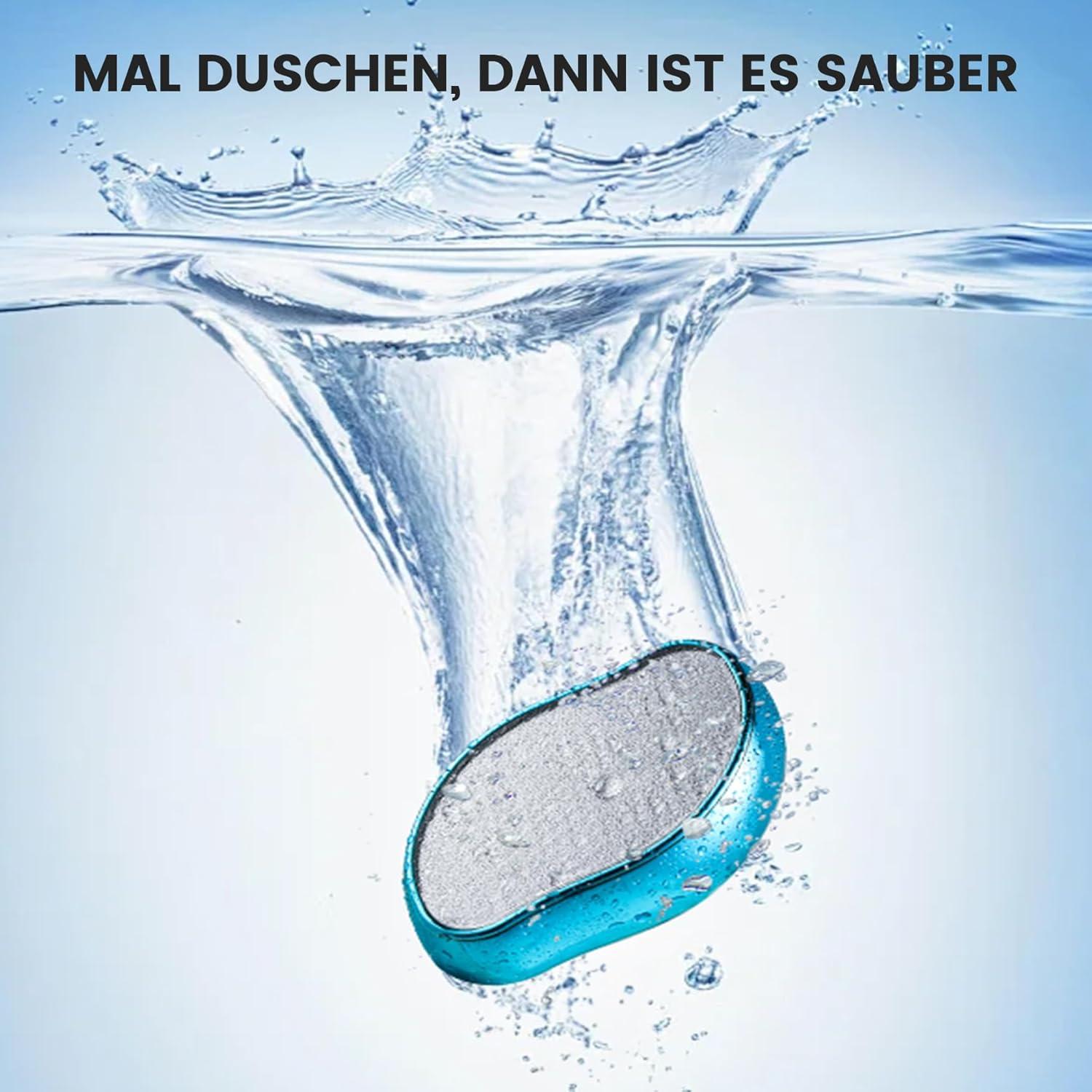 2in1 Nano Glas Hornhautentferner Pediküre Premium Feile