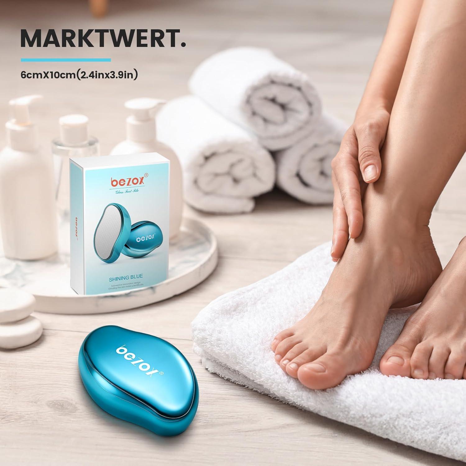 2in1 Nano Glas Hornhautentferner Pediküre Premium Feile