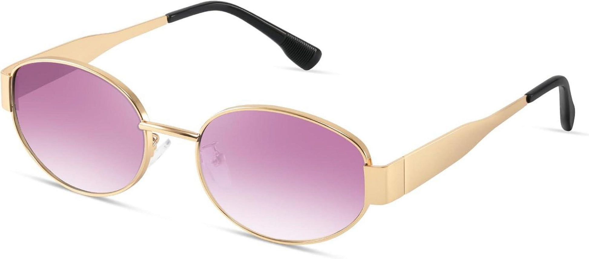 KATZENAUIGEN Sonnenbrille Polarisiert Gold Vintage Oval Uv400 Ultra