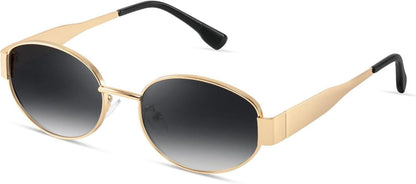 KATZEN-AUGEN Sonnenbrille Polarisiert Gold Retro