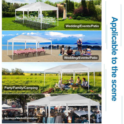 Faltpavillon 3x6m mit 6 Seitenwänden – Wasserdicht & Stabil