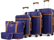 Joyway ABS Hartschalen Kofferset 5tlg mit 4 Rollen und TSA-Schloss