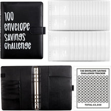 Budget Binder Sparbuch Geld Challenge Kunstleder Organizer A5 100