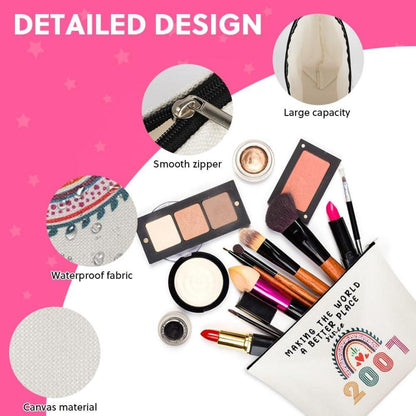 Kosmetiktasche Damen Geburtstag Make-Up Tragbare Schminktasche