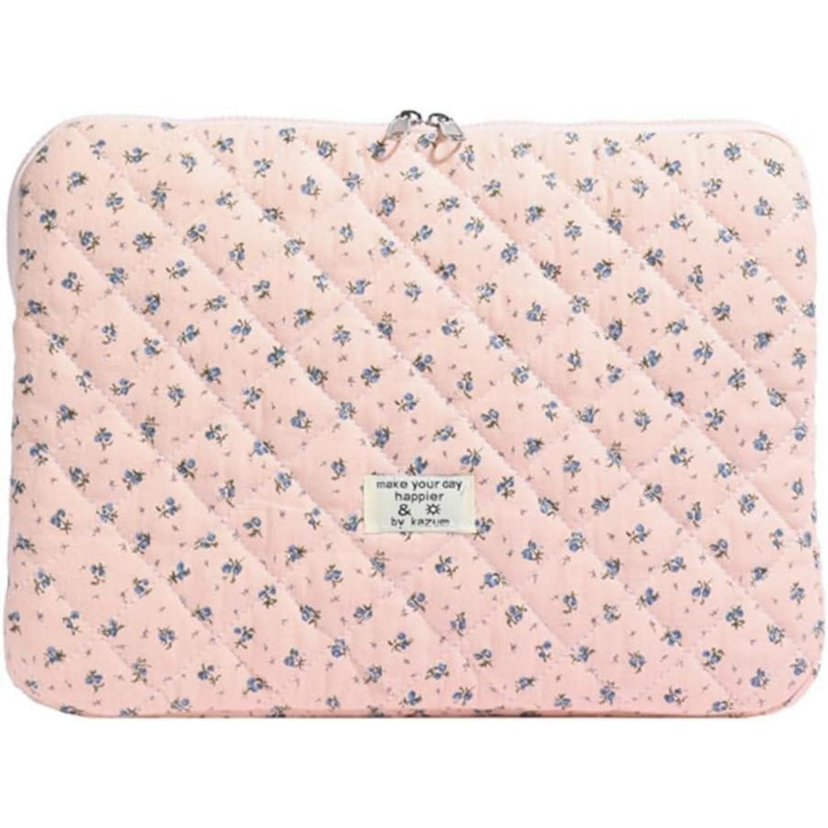 Puffy Laptoptasche für 11-15 Zoll Laptops, Rosa 13 Zoll