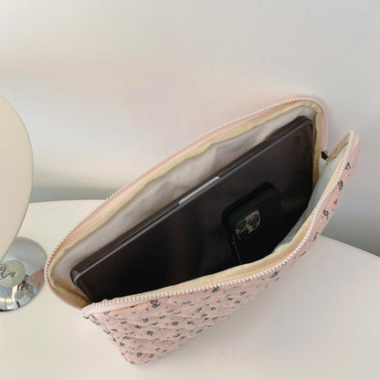 Puffy Laptoptasche für 11-15 Zoll Laptops, Rosa 13 Zoll