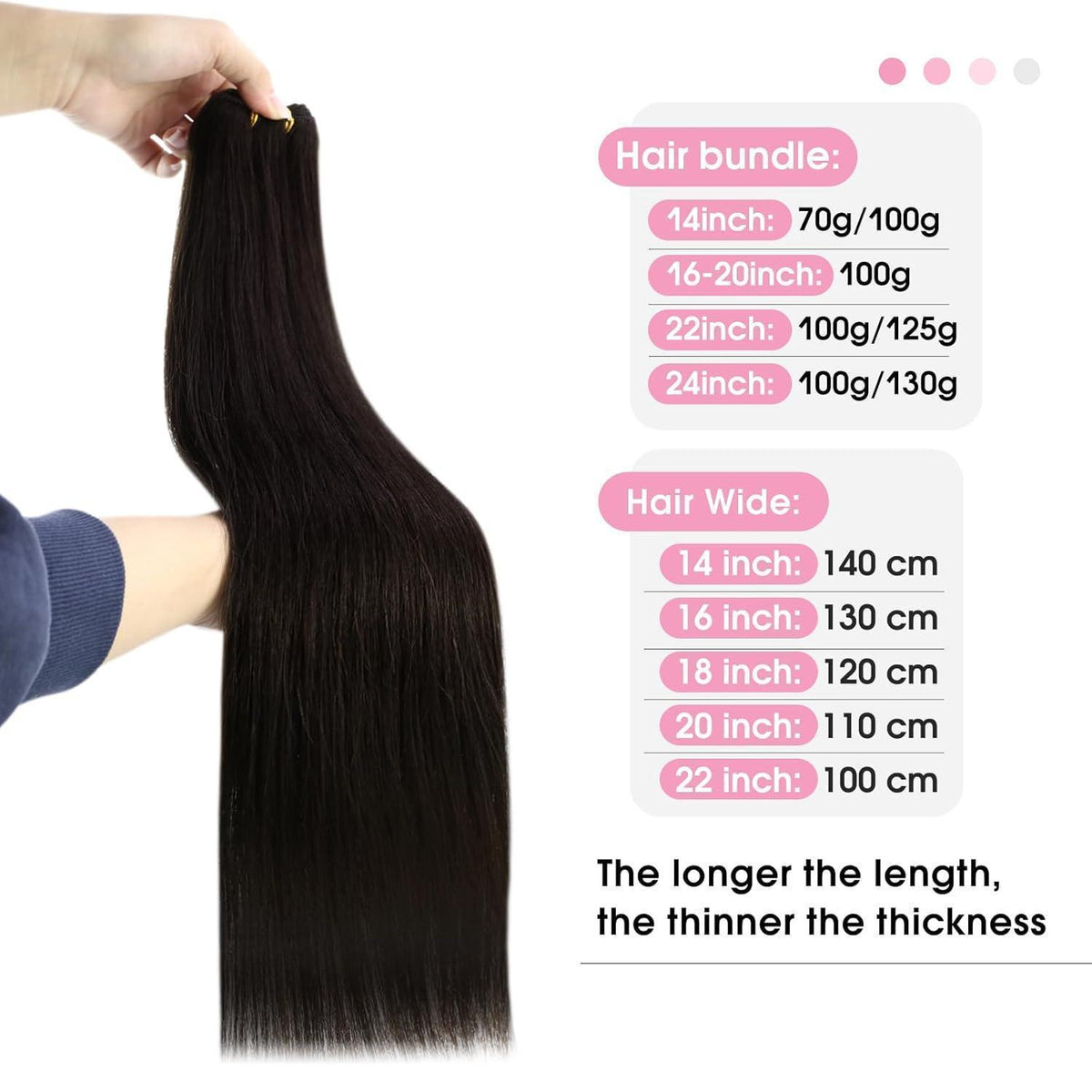 Echthaar Tressen Blond 55cm – Volumenspendende Haarverlängerung
