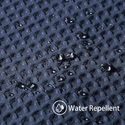 Waffel Duschvorhang wasserdicht - Marineblau 152x214cm