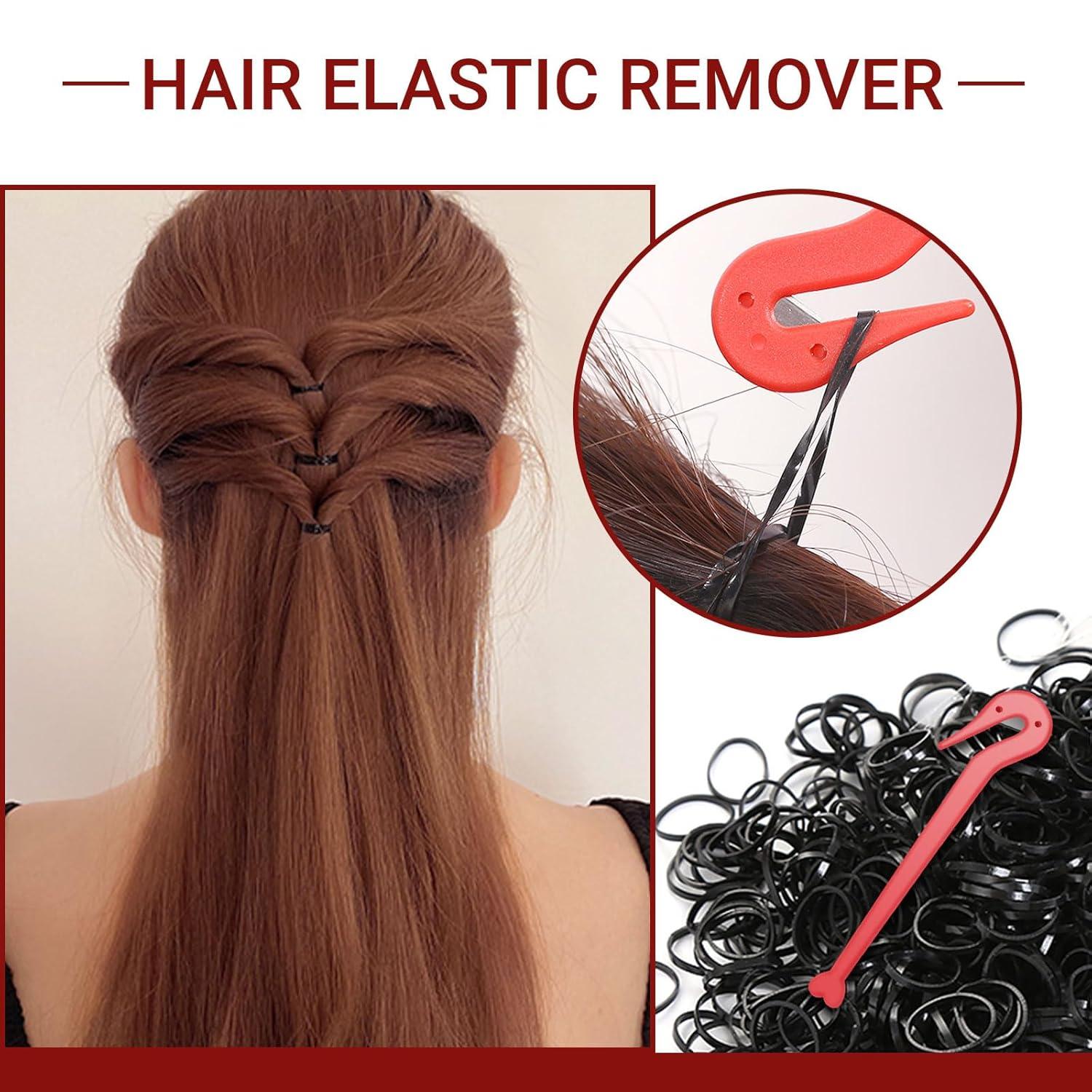 1000 Stück Elastische Haargummis Klein Haarstyling Zubehör