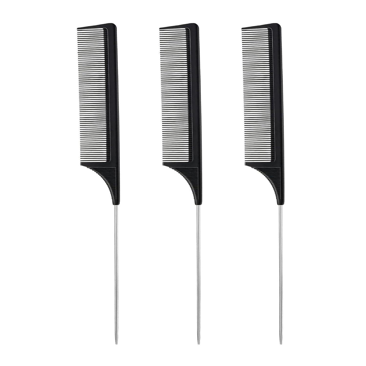 Professioneller Haarkamm Kohlefaserkamm 3pcs für Männer Frauen