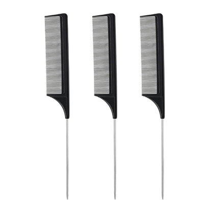 Professioneller Haarkamm Kohlefaserkamm 3pcs für Männer Frauen