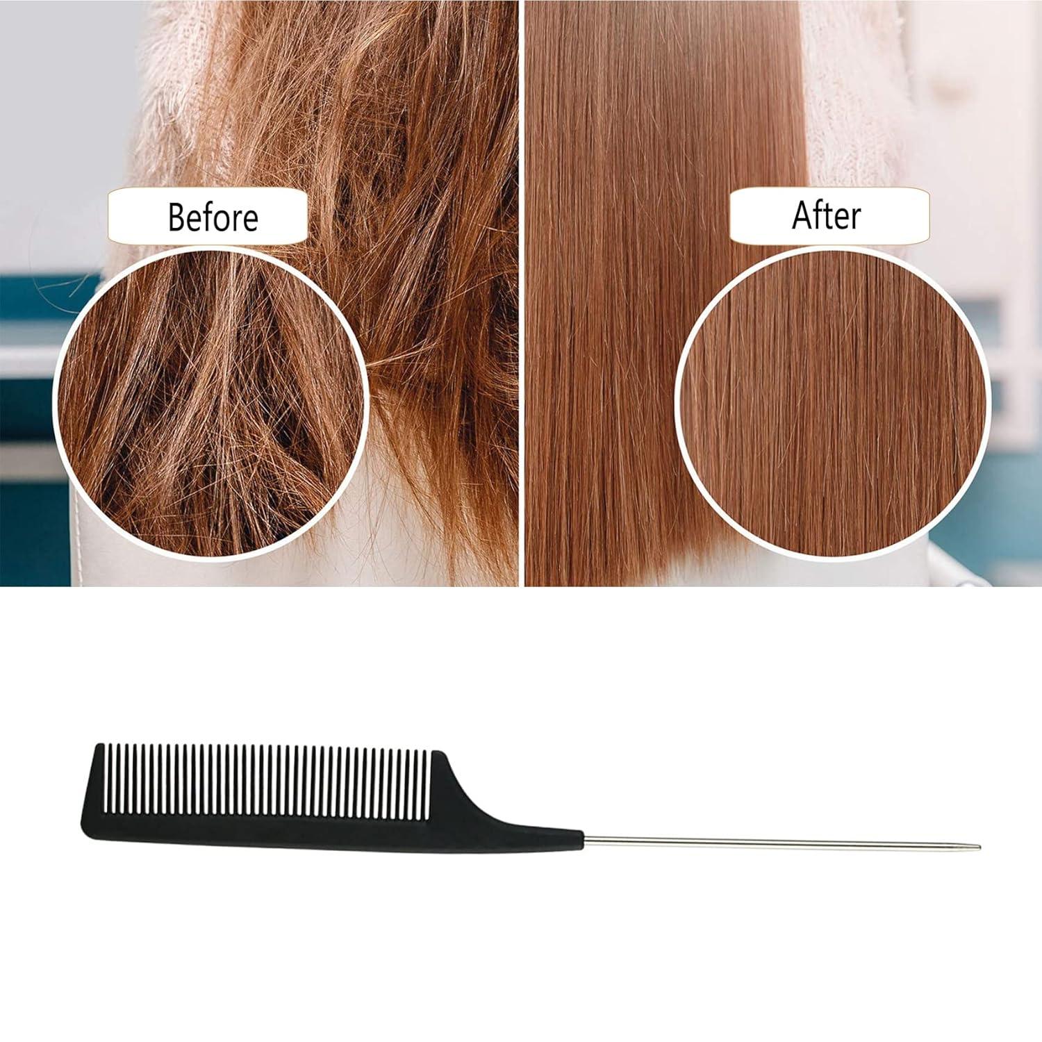 Professioneller Haarkamm Kohlefaserkamm 3pcs für Männer Frauen