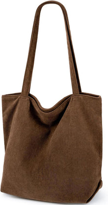 Cord Tasche Damen Handtasche Shopper Umhängetasche Tote Bag