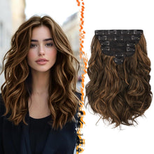 Clip in Extensions 30cm Highlight Haarverlängerung 6PCs Haarteil