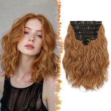 Wellige Auburn Clip in Extensions 30cm - 6PCs Haarverlängerung