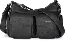 Umhängetasche Damen Leder Crossbody Schultertasche Klein