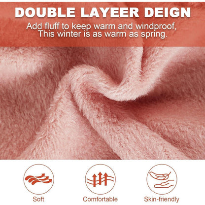 Winter Sturmhaube Kinder 2-5 Jahre, Warm & Winddicht Rosa