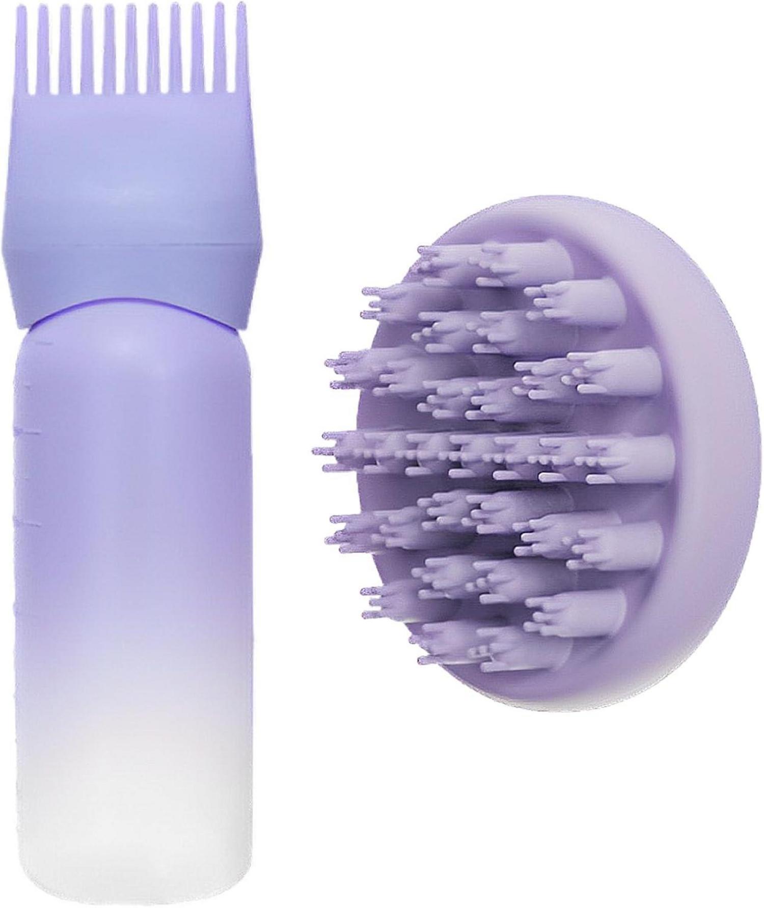 Haaröl Applikator Scalp Massager Set Haarstyling Werkzeug