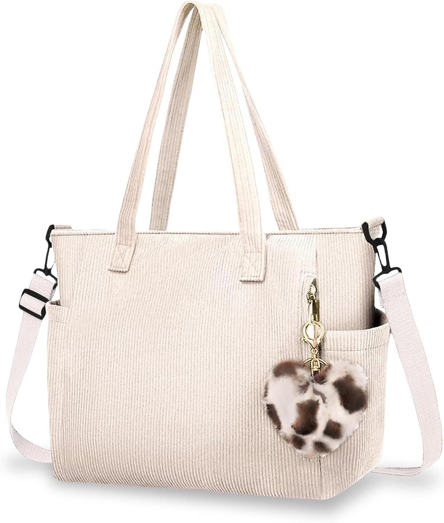 Kord Handtasche Damen Groß Umhängetasche Tote Bag Beuteltasche