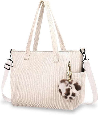 Kord Handtasche Damen Groß Umhängetasche Tote Bag Beuteltasche