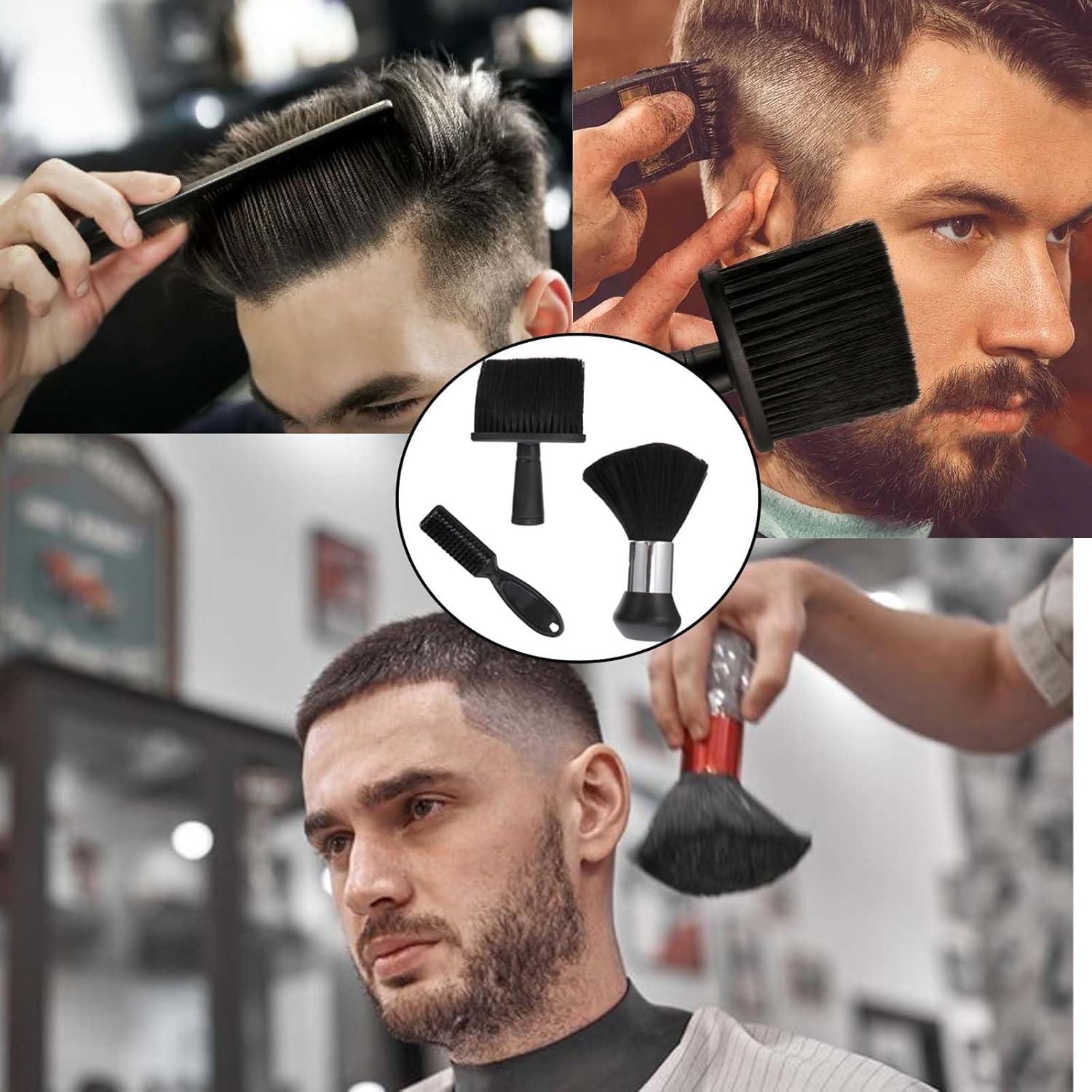Professionelle Friseur Bürste Set für Haarschnitt & Rasur, Barber Brush Kit