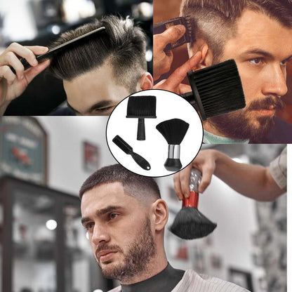 Professionelle Friseur Bürste Set für Haarschnitt & Rasur, Barber Brush Kit
