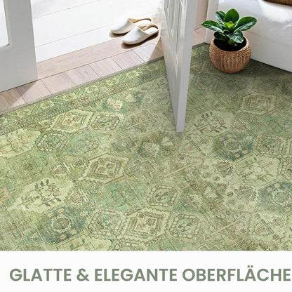 Vintage Teppich Rechteckig 160x230cm - Grasgrün