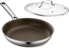 Antihaft Bratpfanne 24cm mit Deckel Induktionstitanbeschichtung