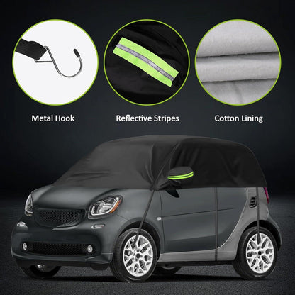 Autoabdeckung für Smart Fortwo 2006-2025 – Wasserdicht & Atmungsaktiv