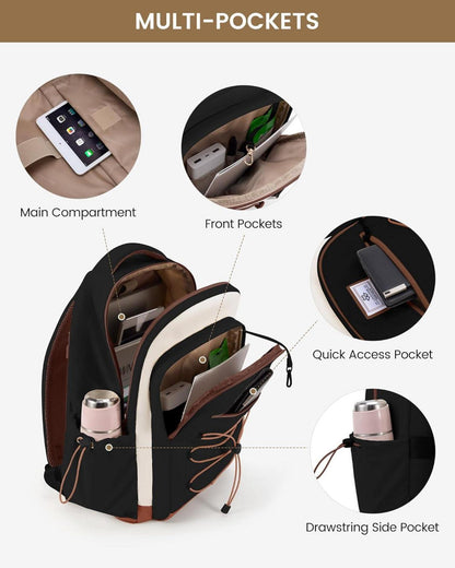 15,6 Zoll Laptop Rucksack Damen Herren multifunktional