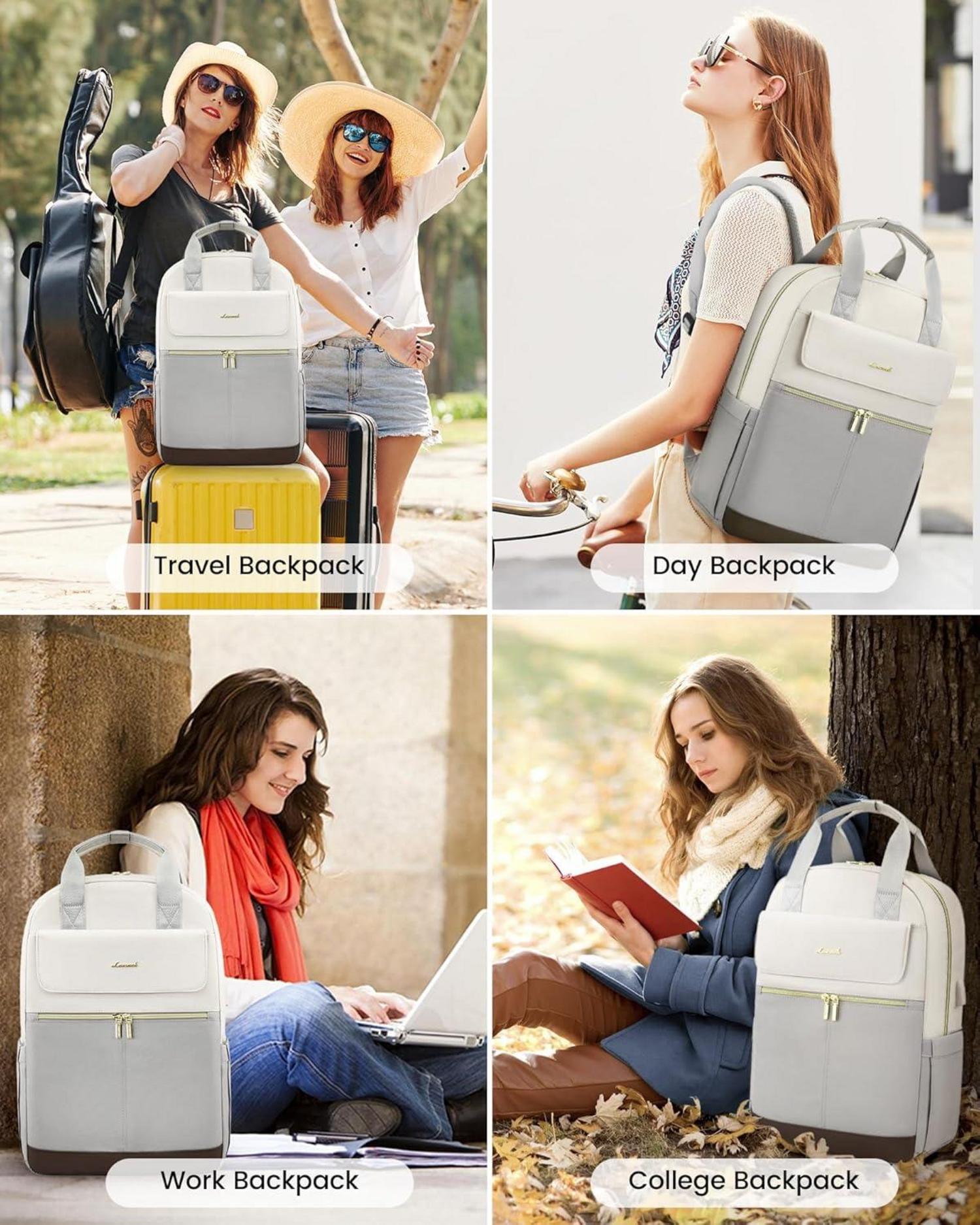 Rucksack Damen Groß 17 Zoll Laptop Schulrucksack Teenager Mädchen