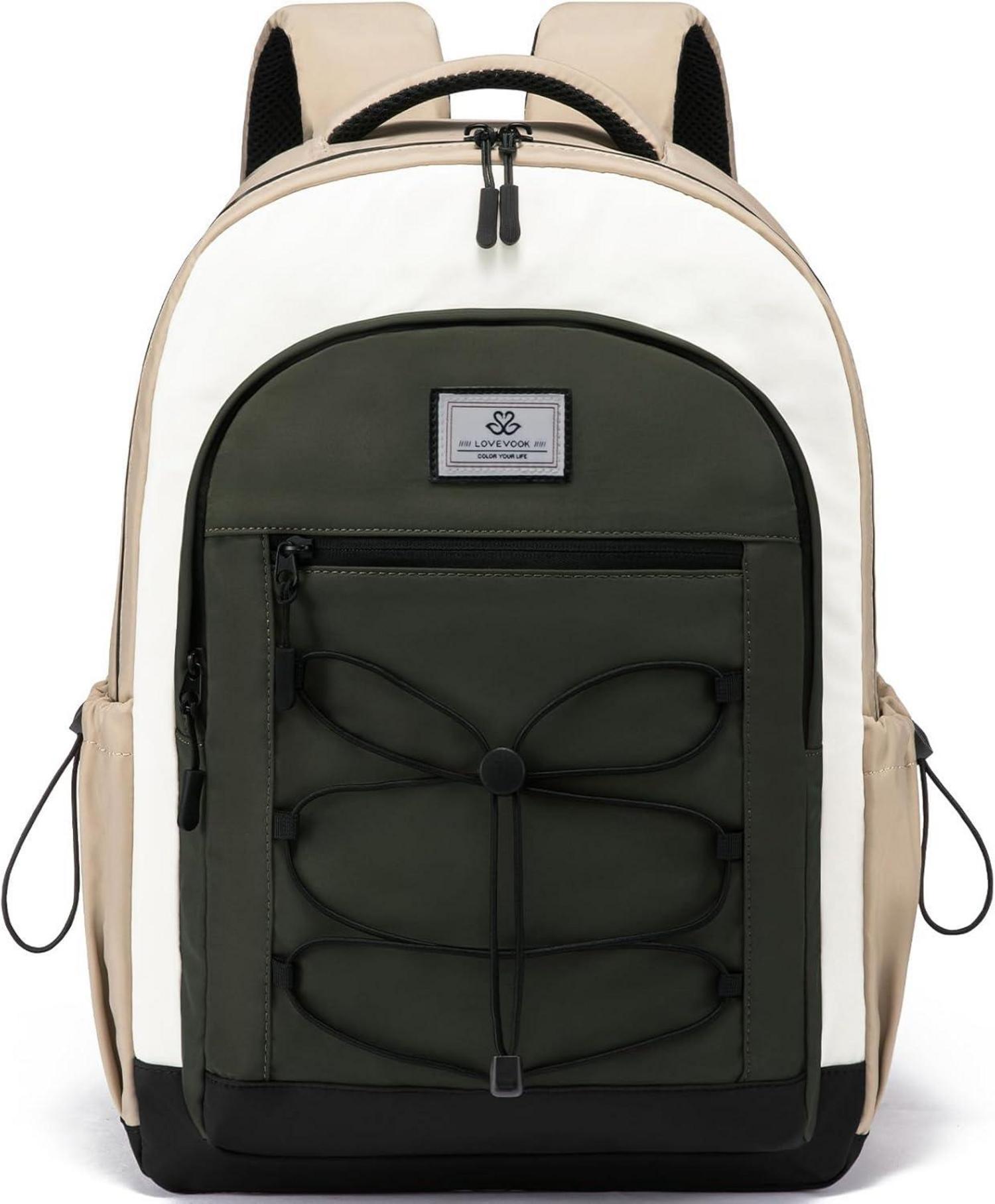 15,6 Zoll Laptop Rucksack mit Diebstahlschutz und Gepäckriemen