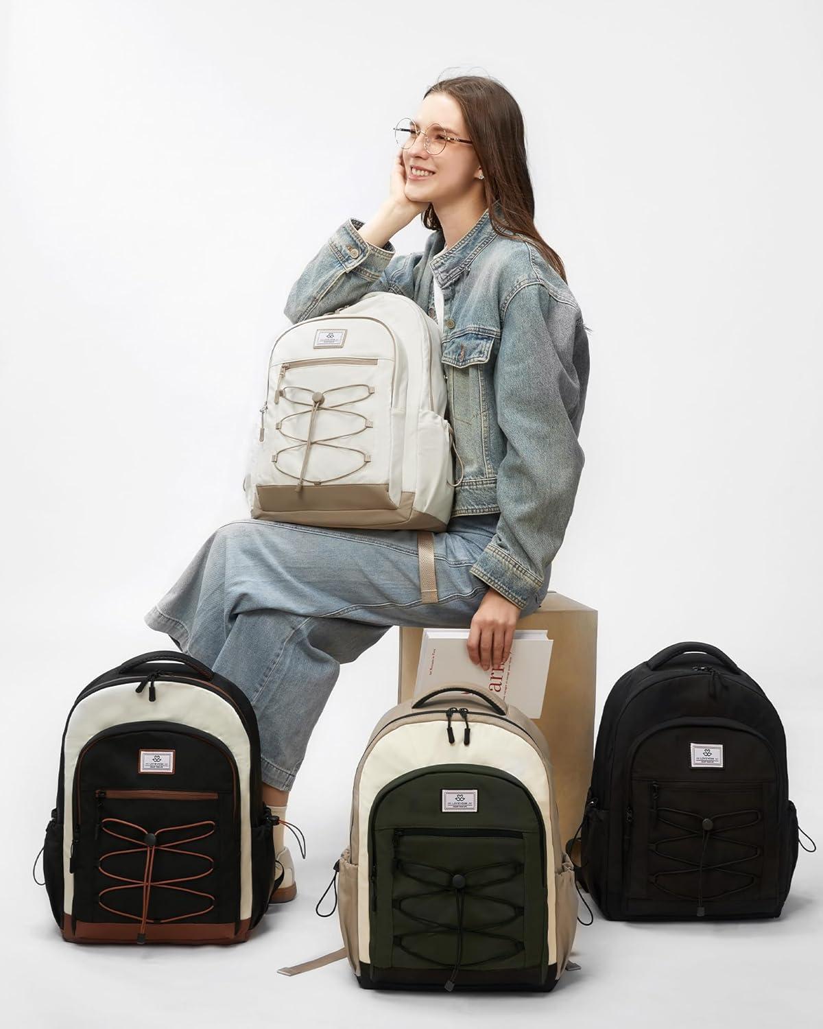 15,6 Zoll LOVEVOOK Schulrucksack für Damen und Herren