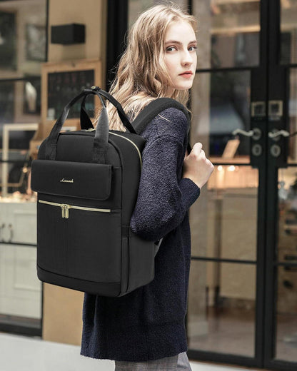 Rucksack Damen Groß 17 Zoll Laptop Schulrucksack Wasserdicht