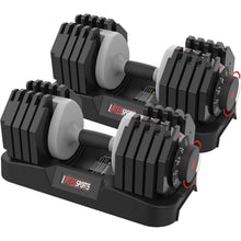 Verstellbare Hanteln 2-27kg für Home Gym, Platzsparend