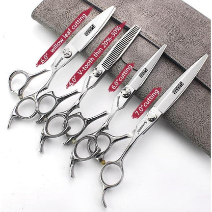 Professionelle Friseurschere 6/7 Zoll – Haarschneider Set