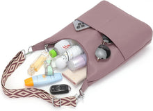 SOGYECS Damen Umhängetasche Crossbody Bag Groß Lila