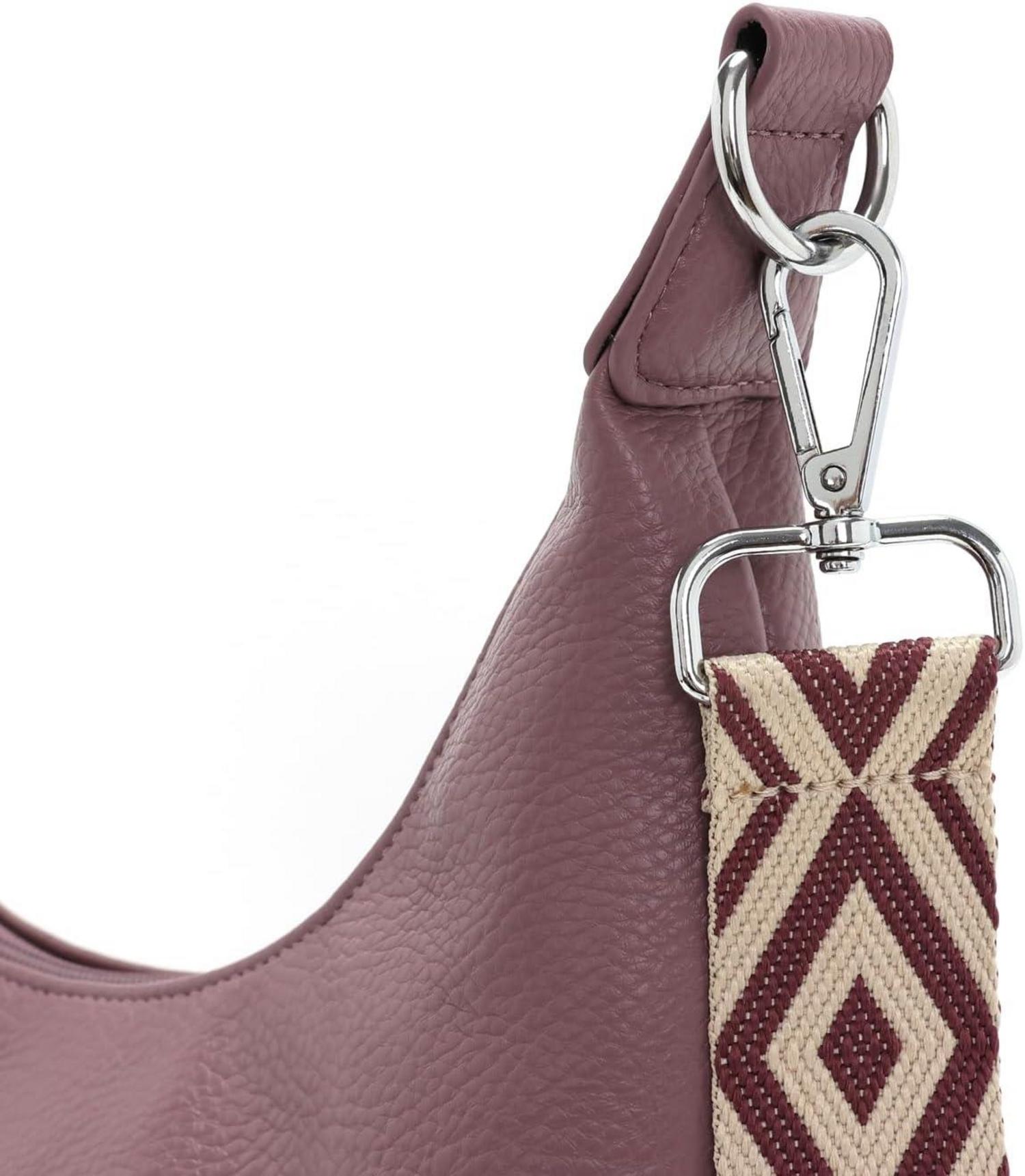 Damen Umhängetasche Groß Handtasche Crossbody BLila