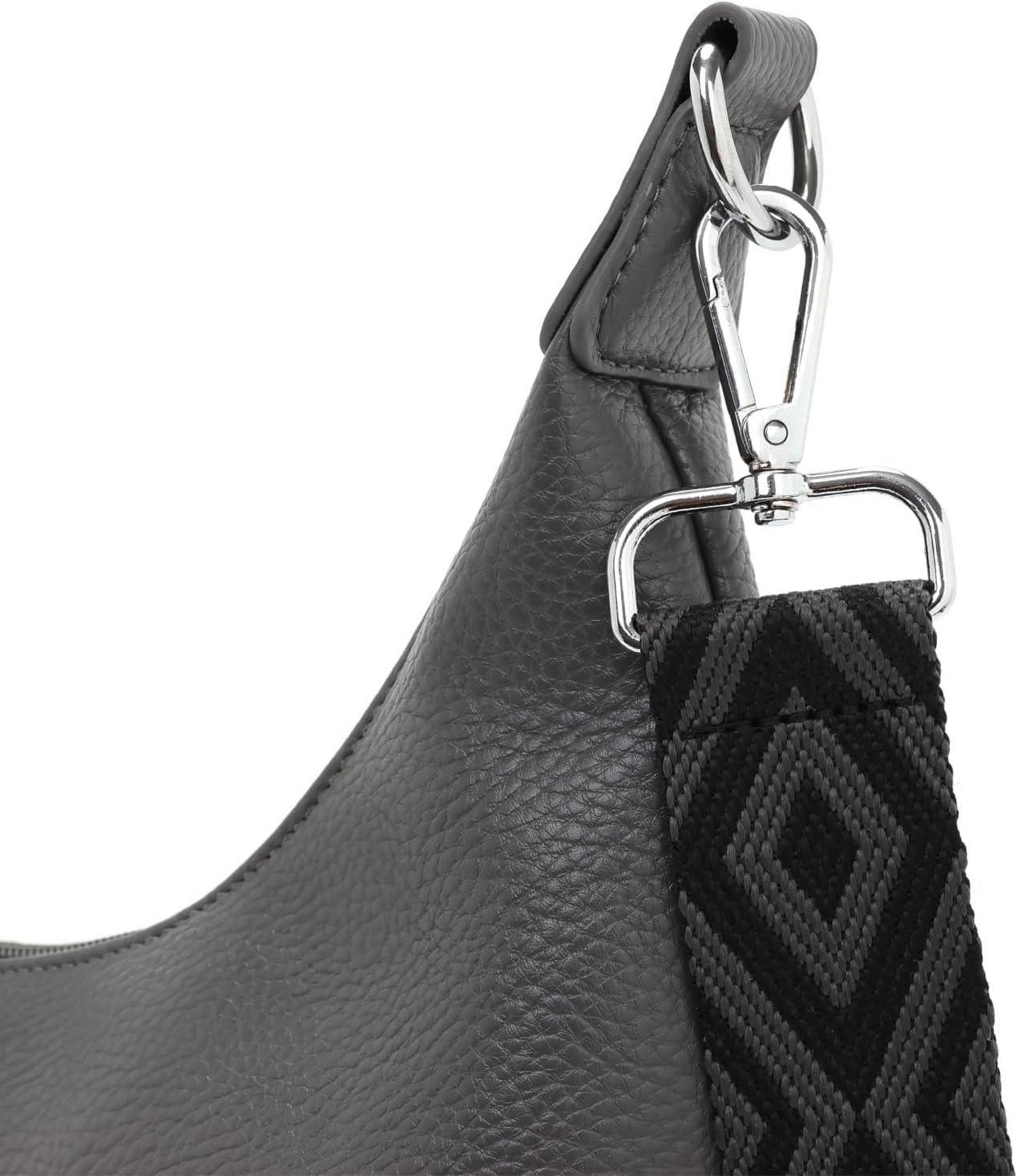 Damen Handtasche Umhängetasche Crossbody Bag Schultertasche - Grau