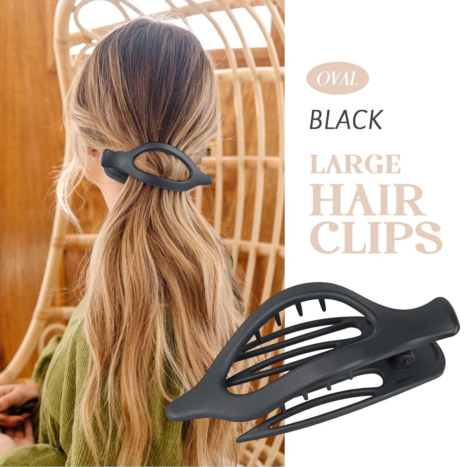 Haarspangen Damen 6 Stück Haarklammer Rutschfest Französische Haarspange