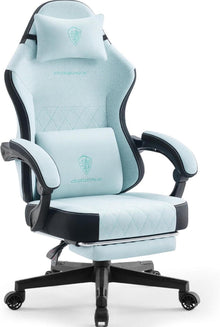 Ergonomischer Gaming Stuhl mit Massage und Fußstütze