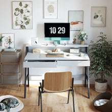CubiCubi Computertisch 120 cm mit 2 Schubladen und