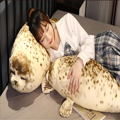 Seelöwe Kuscheltier Plüschtier 35 cm – Flauschiges Kissen für Kinder
