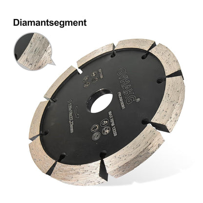 Diamant Frässcheibe 125mm für Beton, Mauerwerk & Ziegel