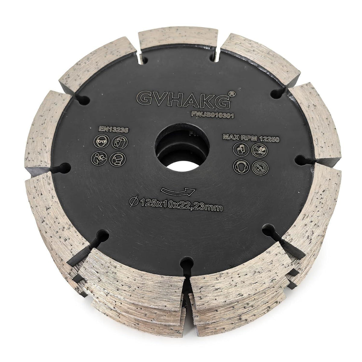 Diamant Frässcheibe 125mm für Beton, Mauerwerk & Ziegel