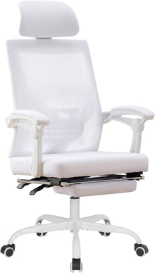 Ergonomischer Bürostuhl Mesh mit Fußstütze Kopfstütze