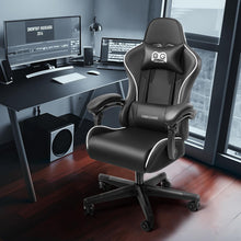 Ergonomischer Gaming Stuhl mit verstellbarer Rückenlehne und