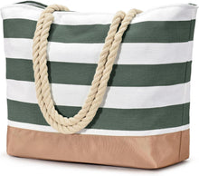 Strandtasche Tote Bag mit Reißverschluss - Große wasserdichte
